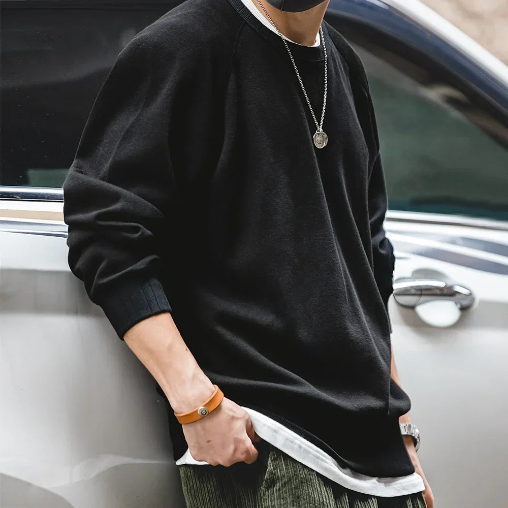 Pull col rond esprit universitaire
