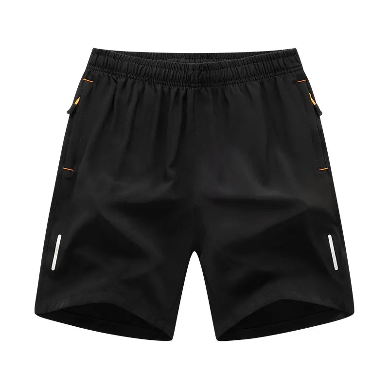 Short de sport léger à poches zippées