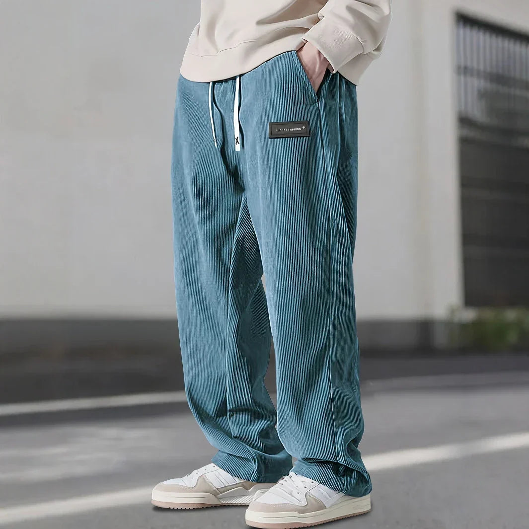 Pantalon en velours côtelé confortable au style intemporel homme – Singer