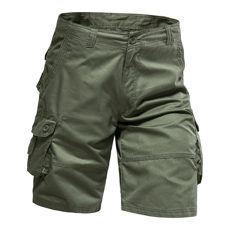 Short cargo à poches latérales pour homme
