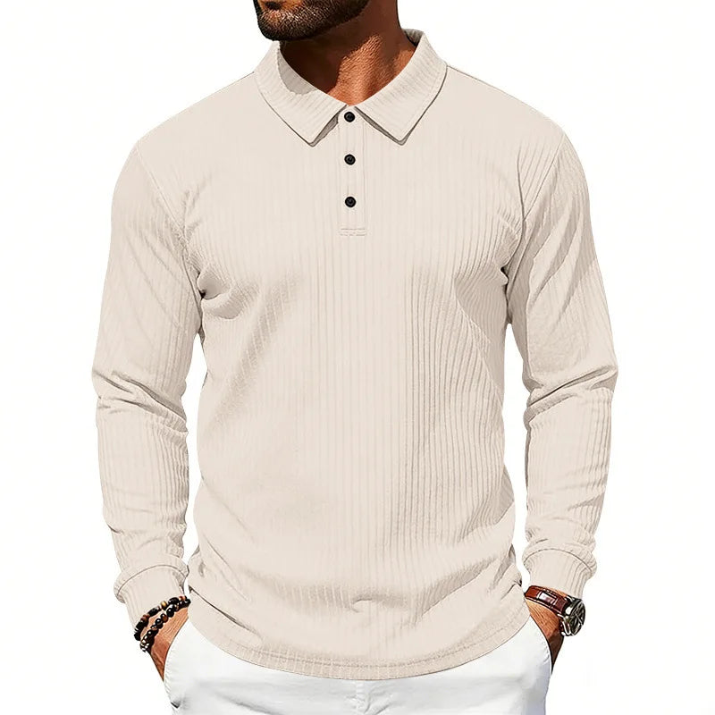 Polo à col et patte boutonnée