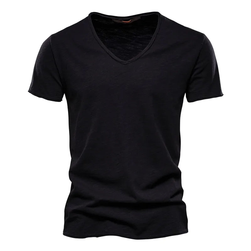 Tee-shirt coupe moderne en maille légère