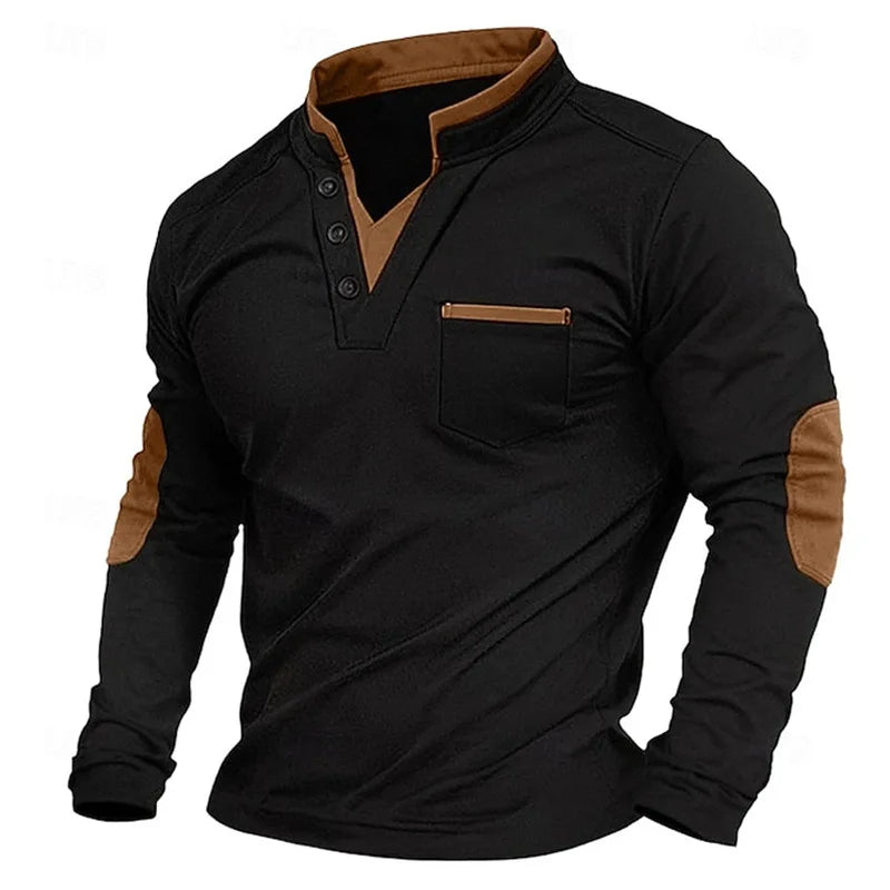 Pull col V confortable doux quotidien finition soignée homme – Saint-Fargeau
