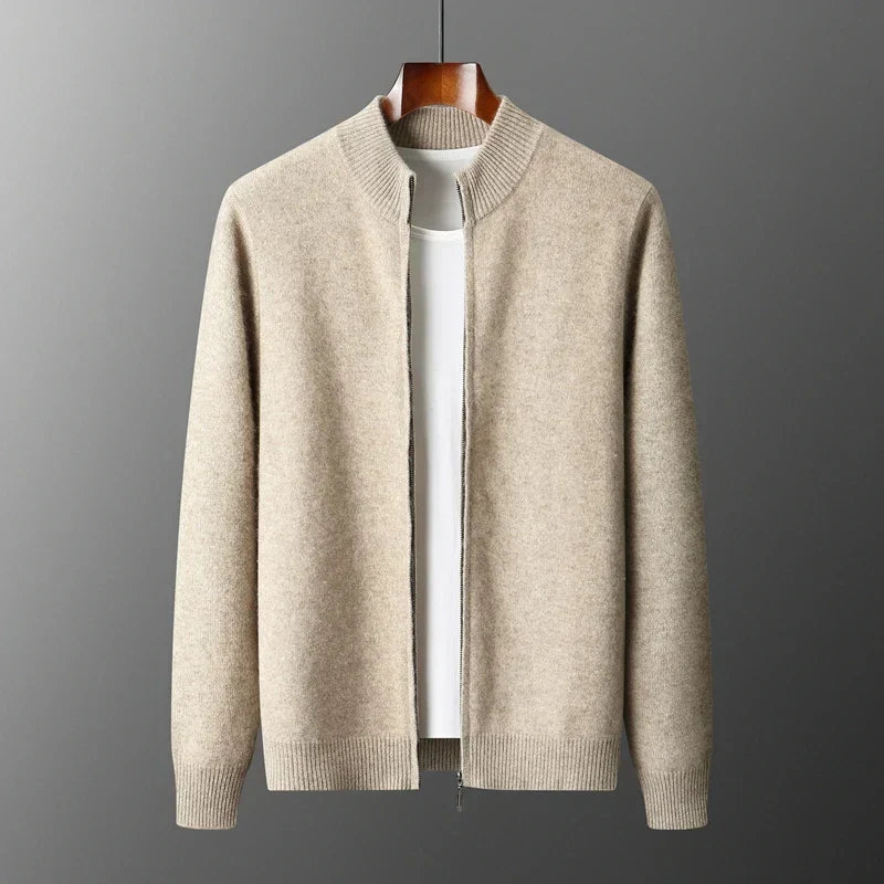 Gilet de luxe en laine de cachemire coupe soignée premium homme – Lanildut