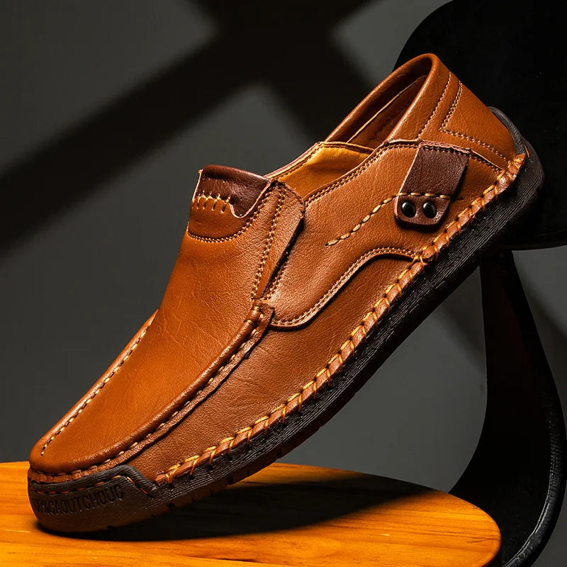 Mocassins en cuir classiques intemporels allure sobre homme – Buzançais