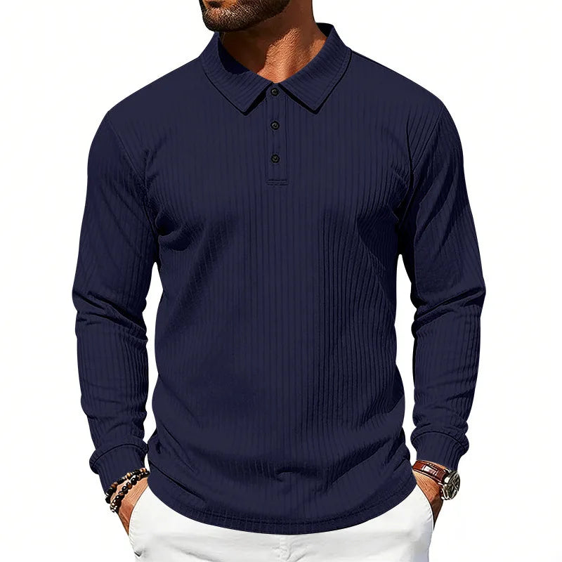 Polo à col et patte boutonnée