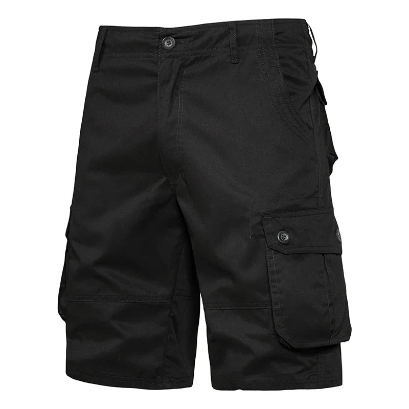 Short cargo à poches latérales pour homme