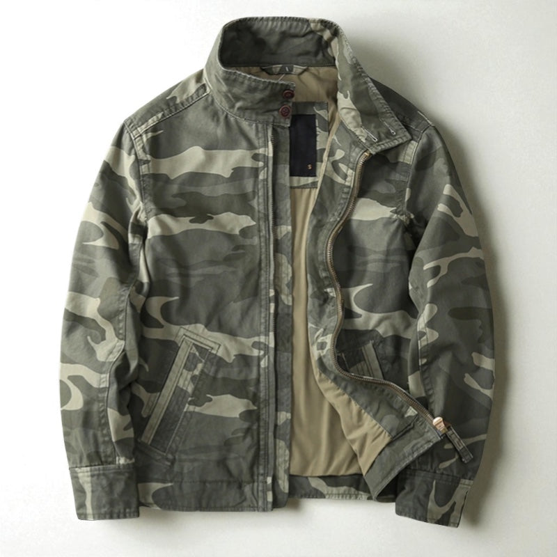 Veste field zippée inspiration militaire