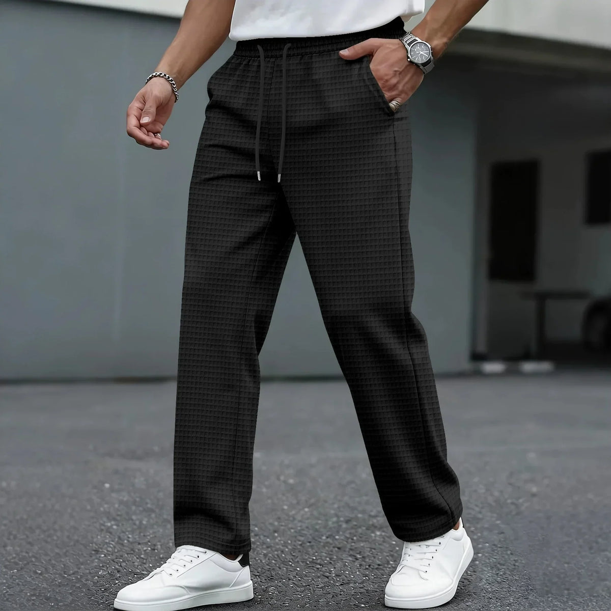 Pantalon de jogging léger à cordon