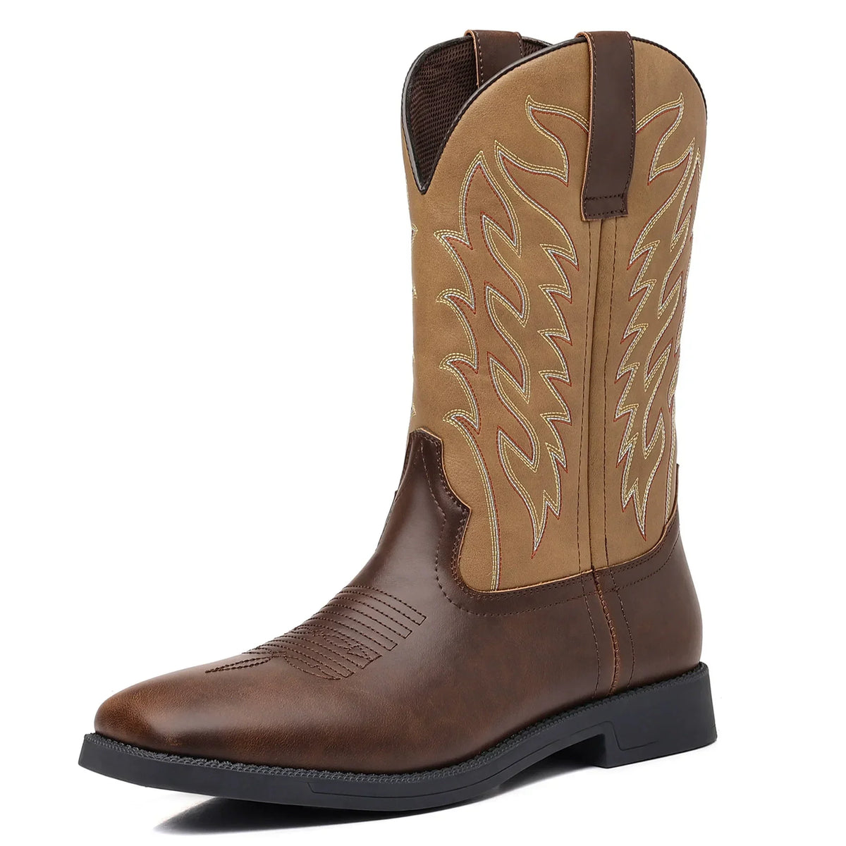 Bottes mi-mollet structurées au style intemporel à la finition soignée homme – Suze