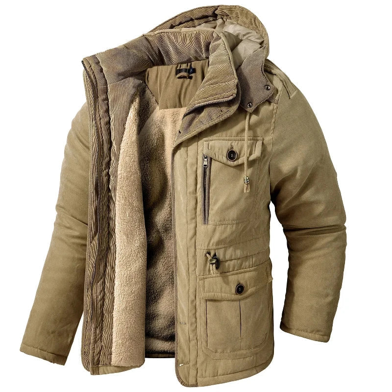 Veste de terrain à capuche amovible