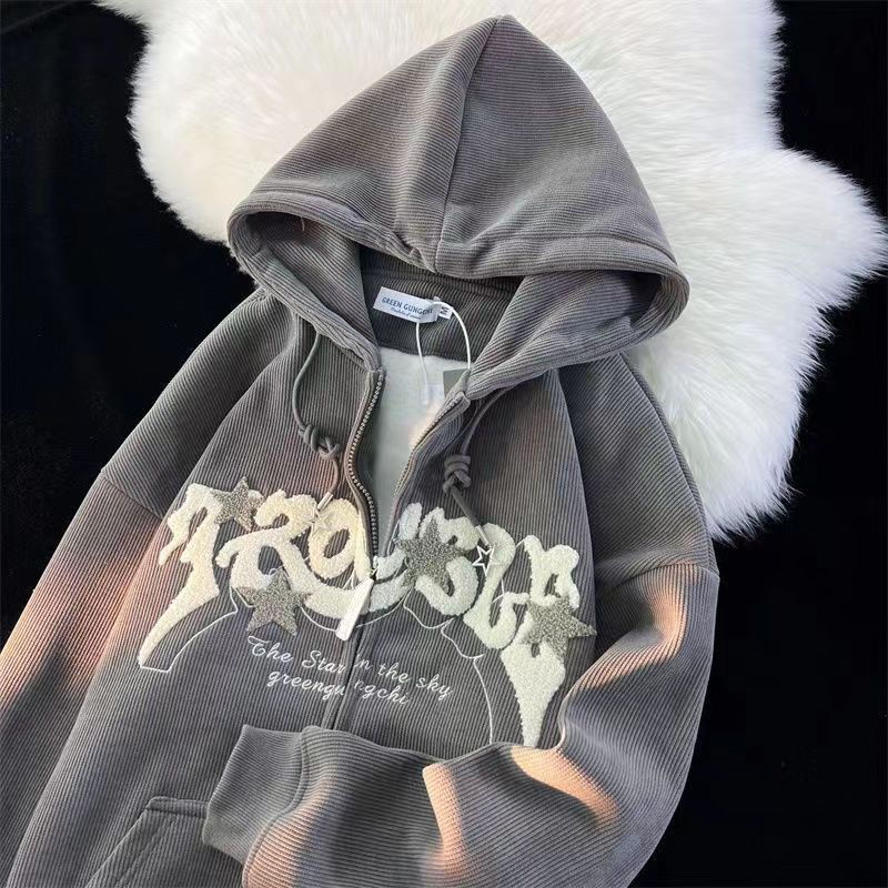 Hoodie brodé confortable respirant style street au quotidien homme – Listrac