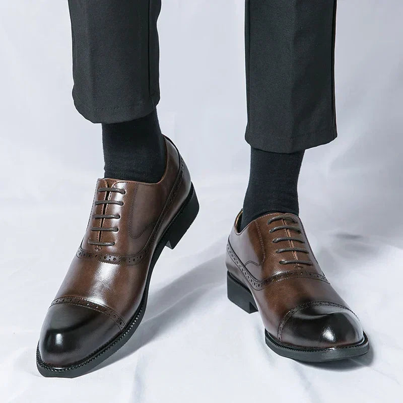 Chaussures en cuir de luxe habillées élégantes homme – Saint-Bris