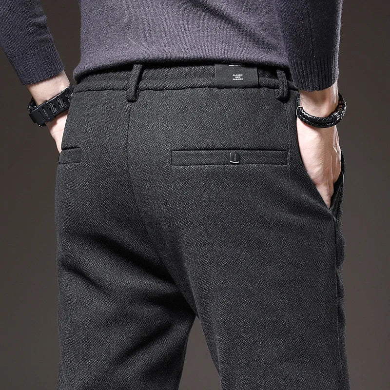Pantalon jogger coupe ajustée au chic discret au style intemporel homme – Céreste