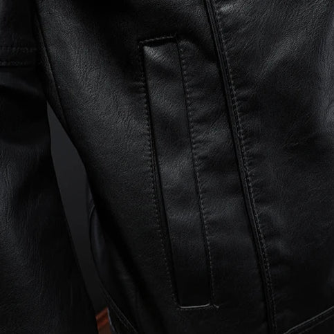 Veste en cuir style rider moderne pour le quotidien homme – Cucuron