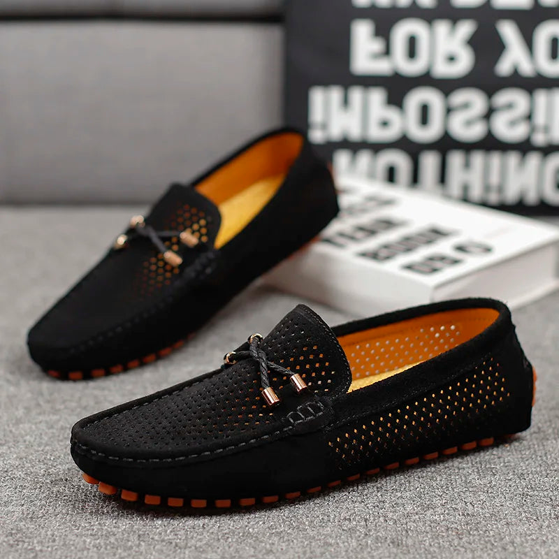 Mocassins slip-on à enfiler confort immédiat élégance au quotidien homme – Ronce-les-Bains