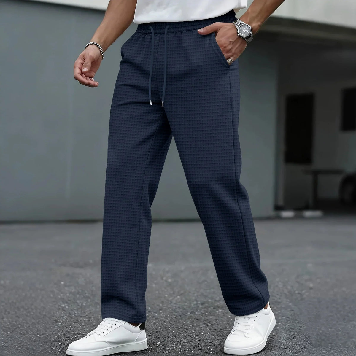 Pantalon de jogging léger à cordon