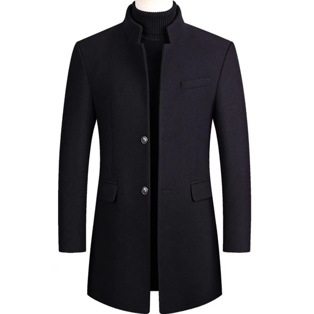 Manteau intemporel chaud coupe raffinée finition soignée homme – Rigny