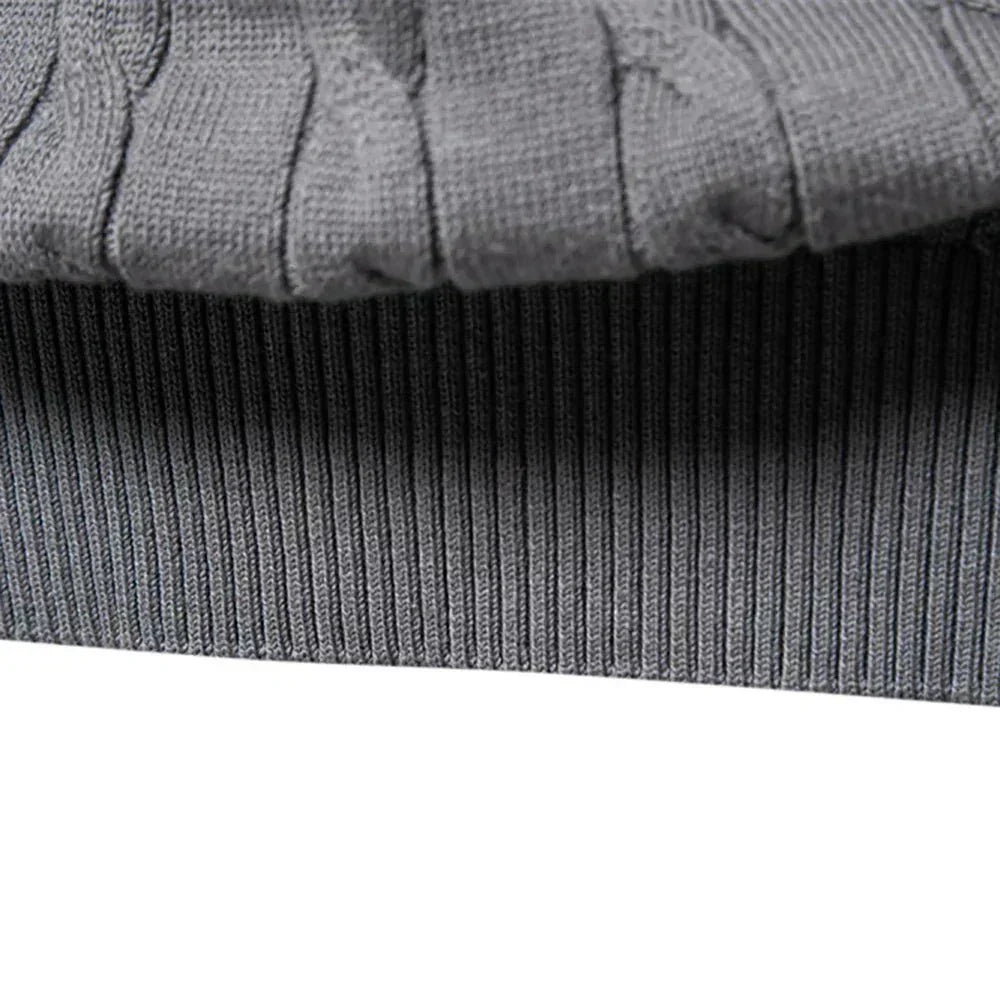 Pull en maille torsadée