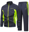 Ensemble survêtement veste zippée et pantalon pour le sport et les voyages homme – Aubeterre