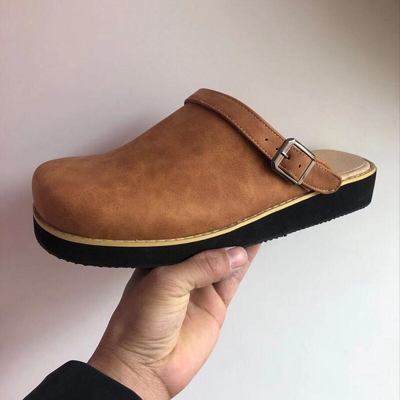 Chaussons confort orthopédiques à enfiler pour la maison homme – Kerlouan