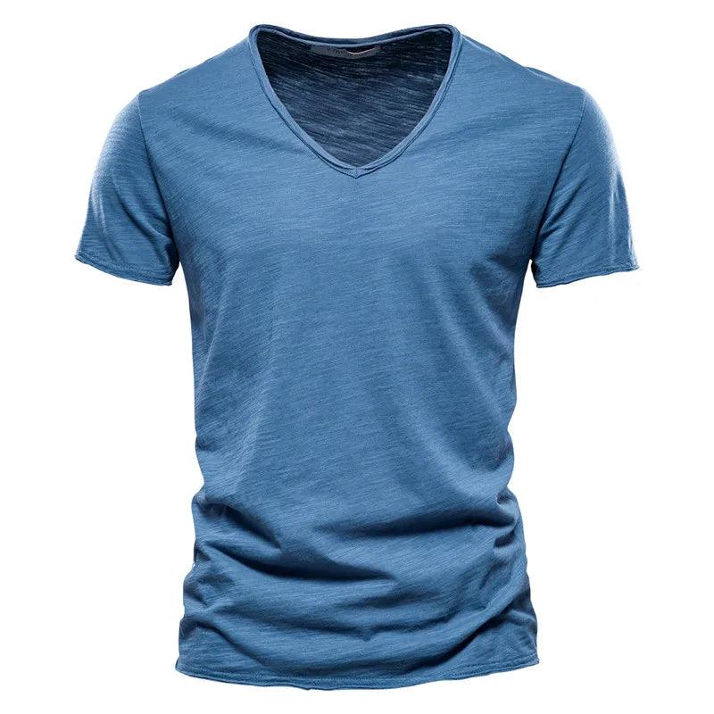 Tee-shirt coupe moderne en maille légère