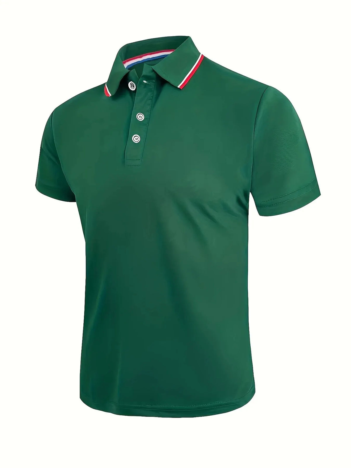 Polo d'été uni manches courtes