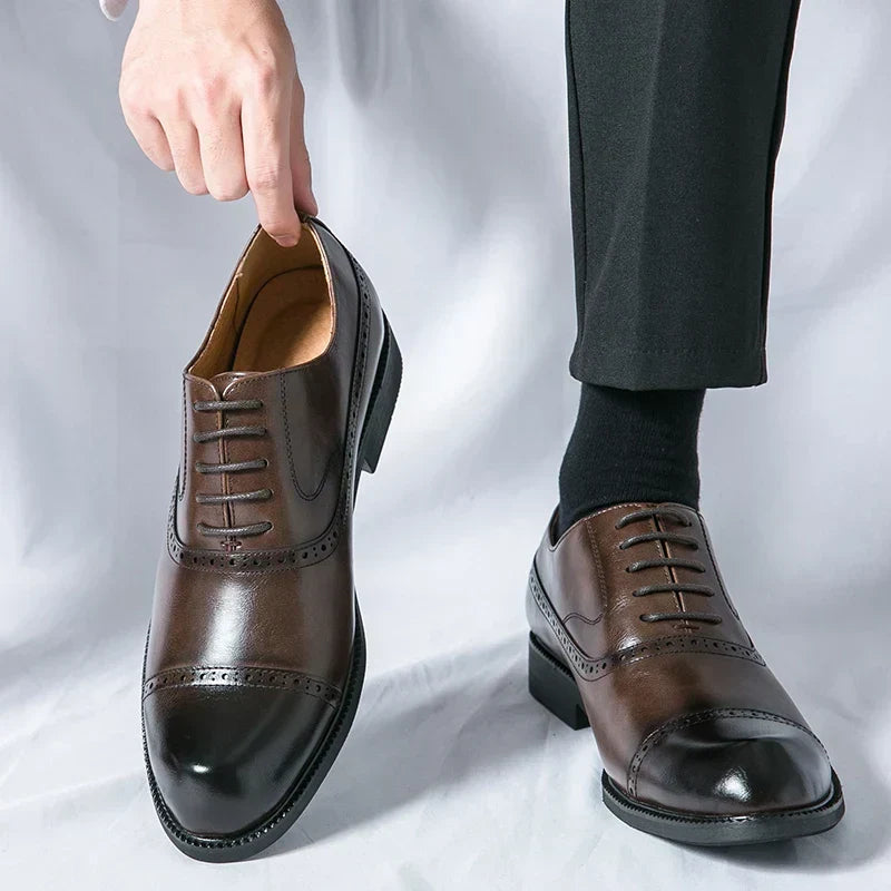 Chaussures en cuir de luxe habillées élégantes homme – Saint-Bris