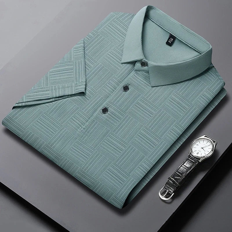 Polo classique uni coupe droite