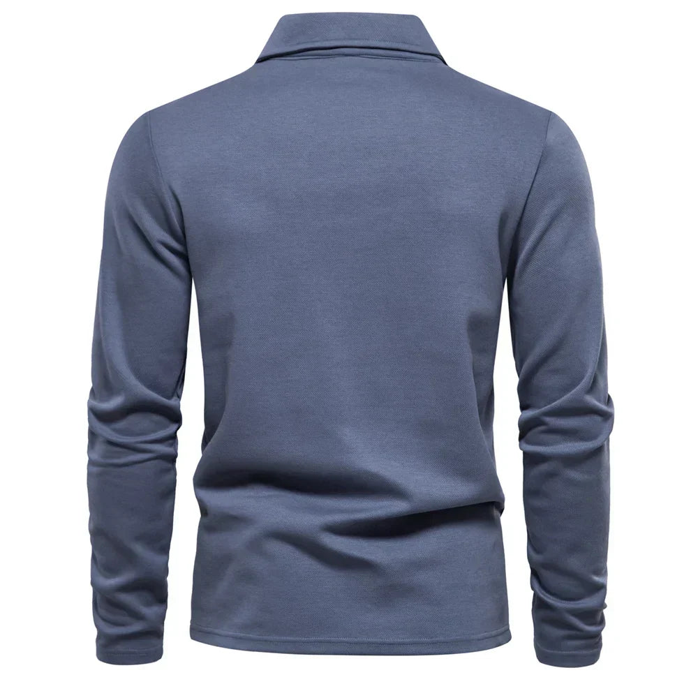 Polo décontracté à broderie discrète