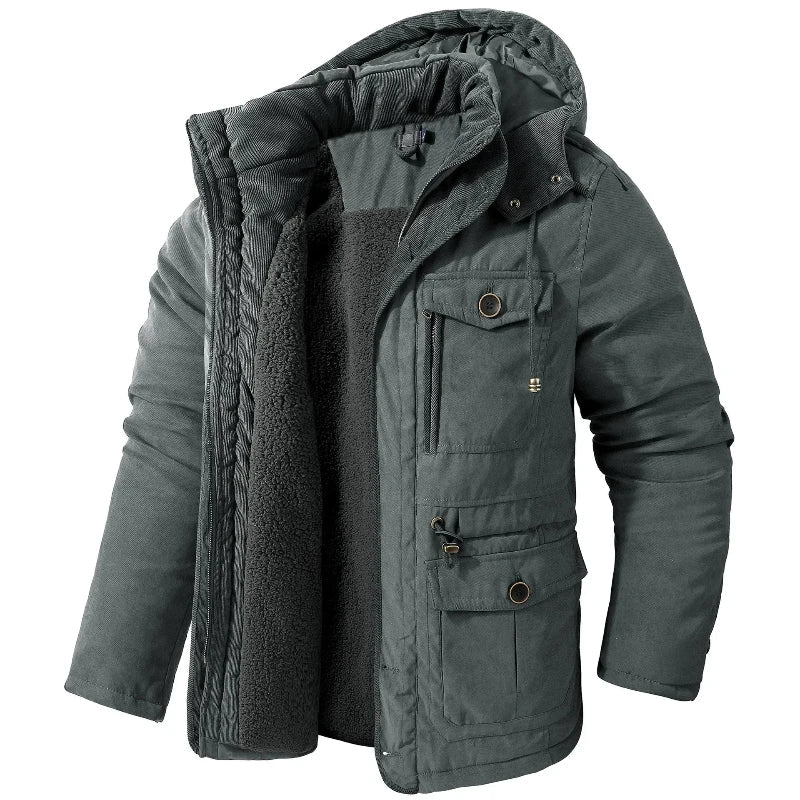 Veste de terrain à capuche amovible