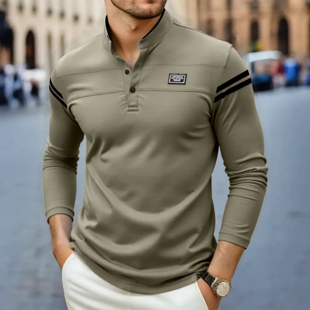 T-shirt manches longues moderne au chic discret homme – Roquebrune