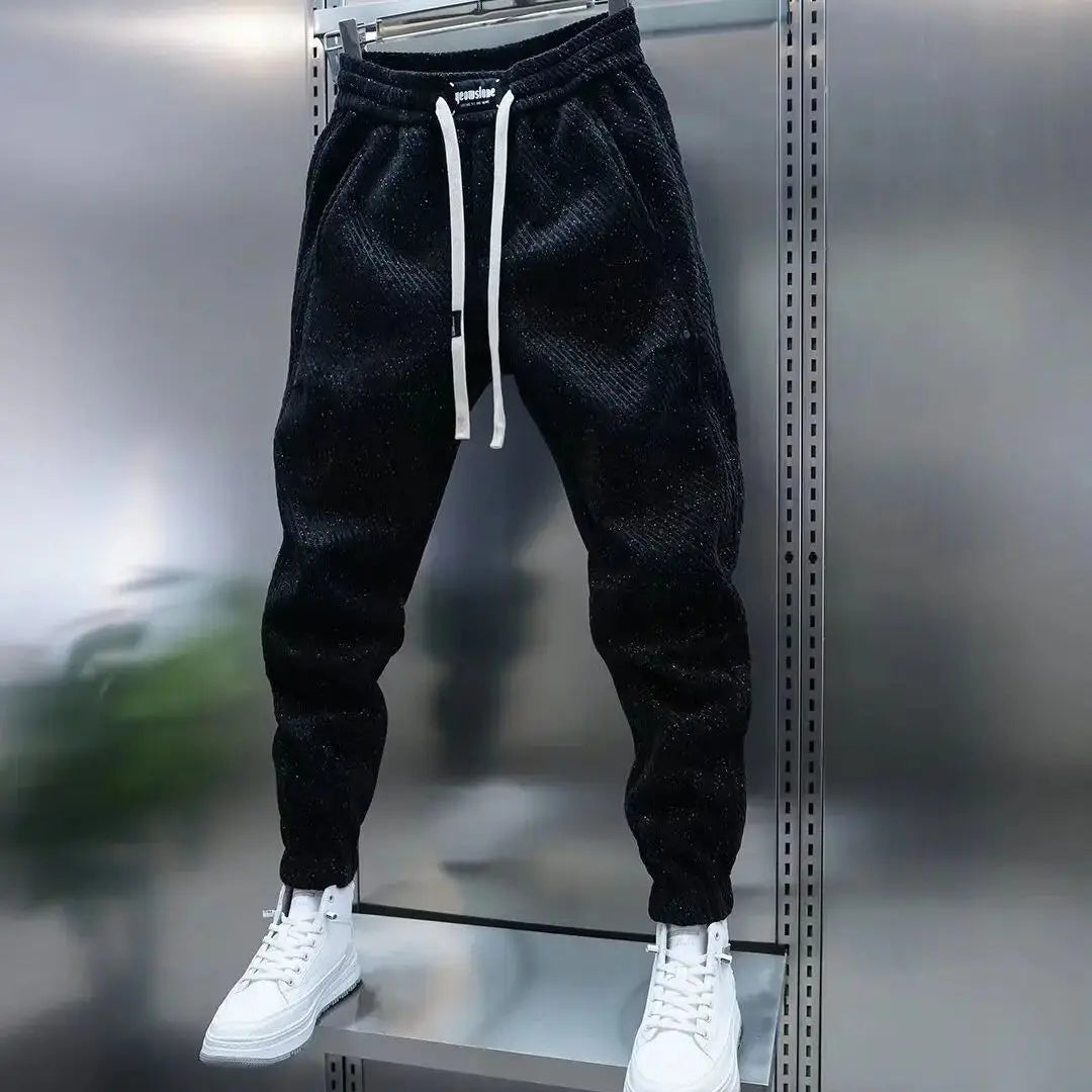 Pantalon jogger fuselé à cordon