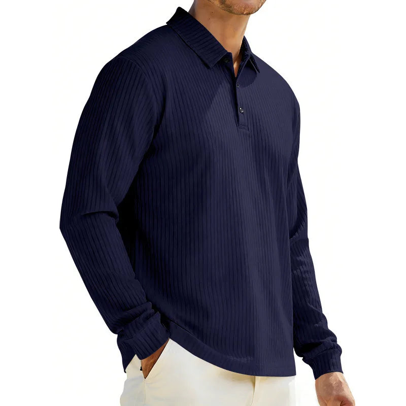 Polo à col et patte boutonnée