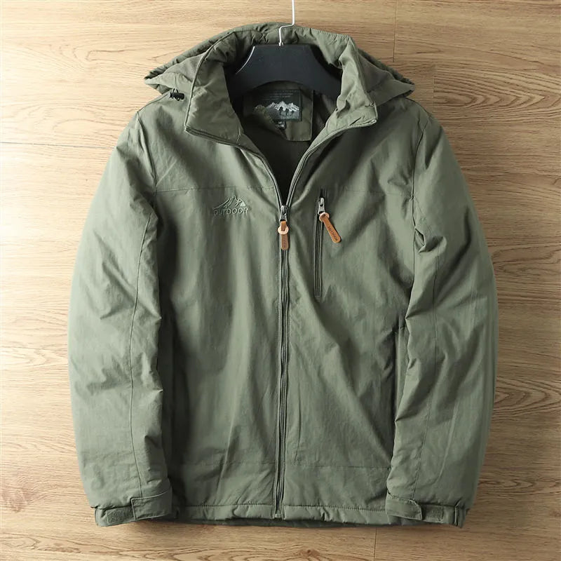 Veste matelassée zippée à capuche