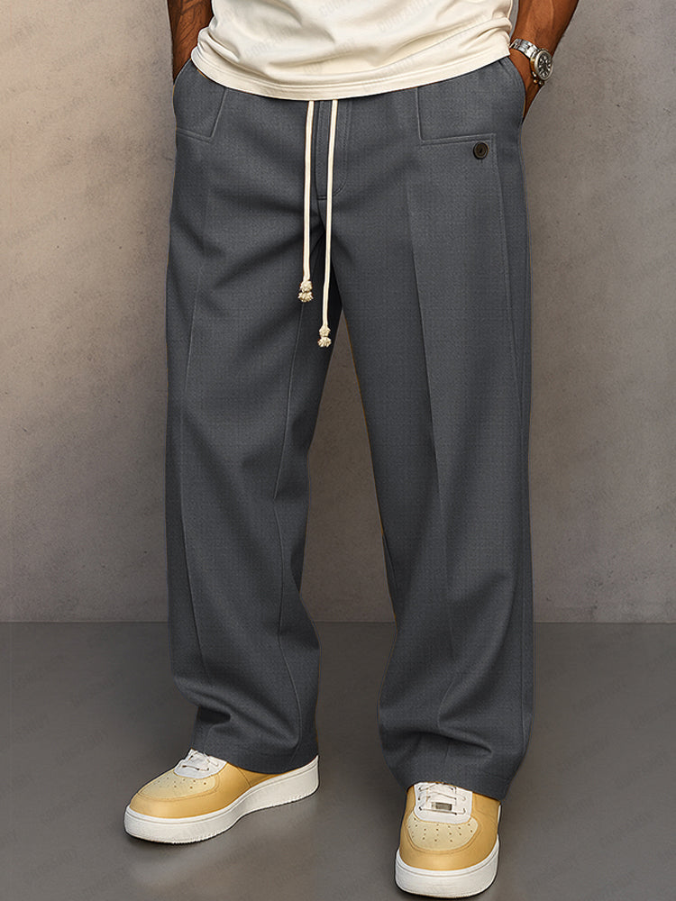 Pantalon élégant à cordon souple confortable homme – Romorantin