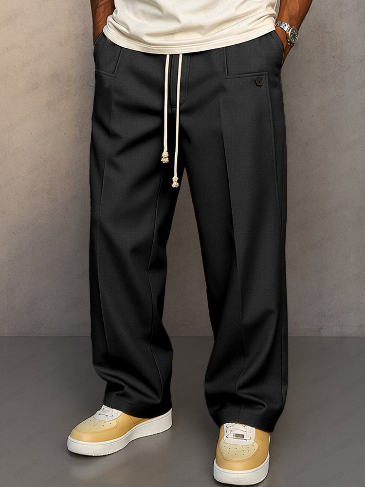 Pantalon élégant à cordon souple confortable homme – Romorantin