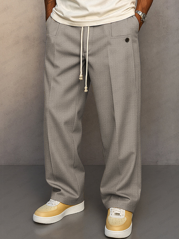 Pantalon élégant à cordon souple confortable homme – Romorantin