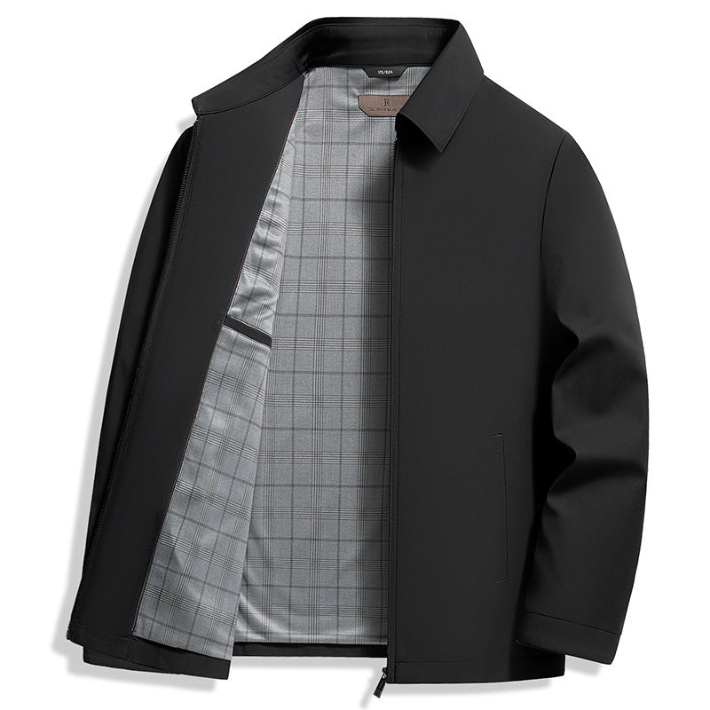Blazer à revers au toucher fluide