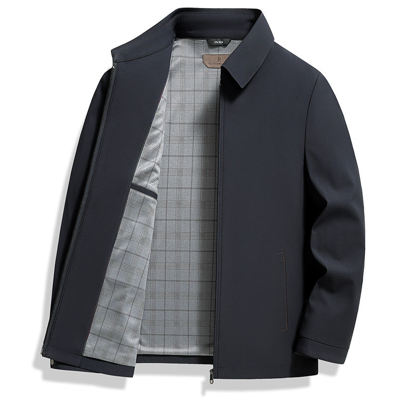 Blazer à revers au toucher fluide
