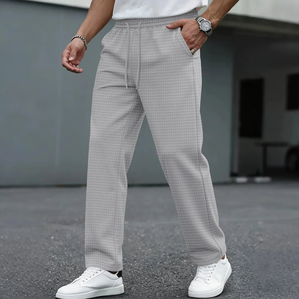Pantalon de jogging léger à cordon