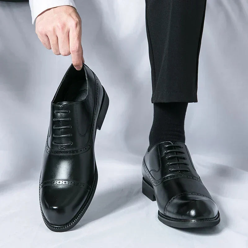 Chaussures en cuir de luxe habillées élégantes homme – Saint-Bris