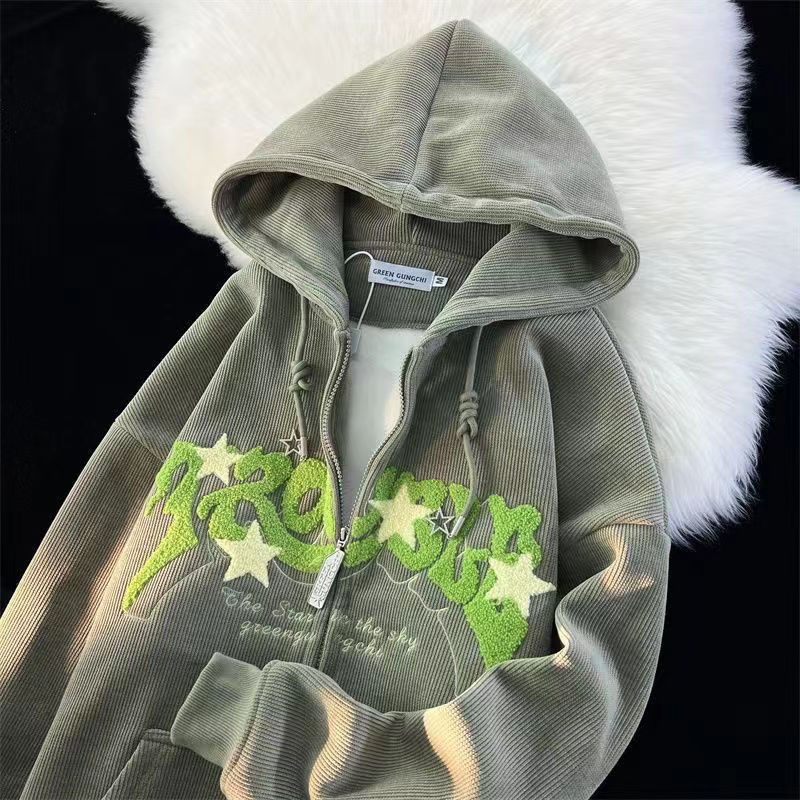 Hoodie brodé confortable respirant style street au quotidien homme – Listrac
