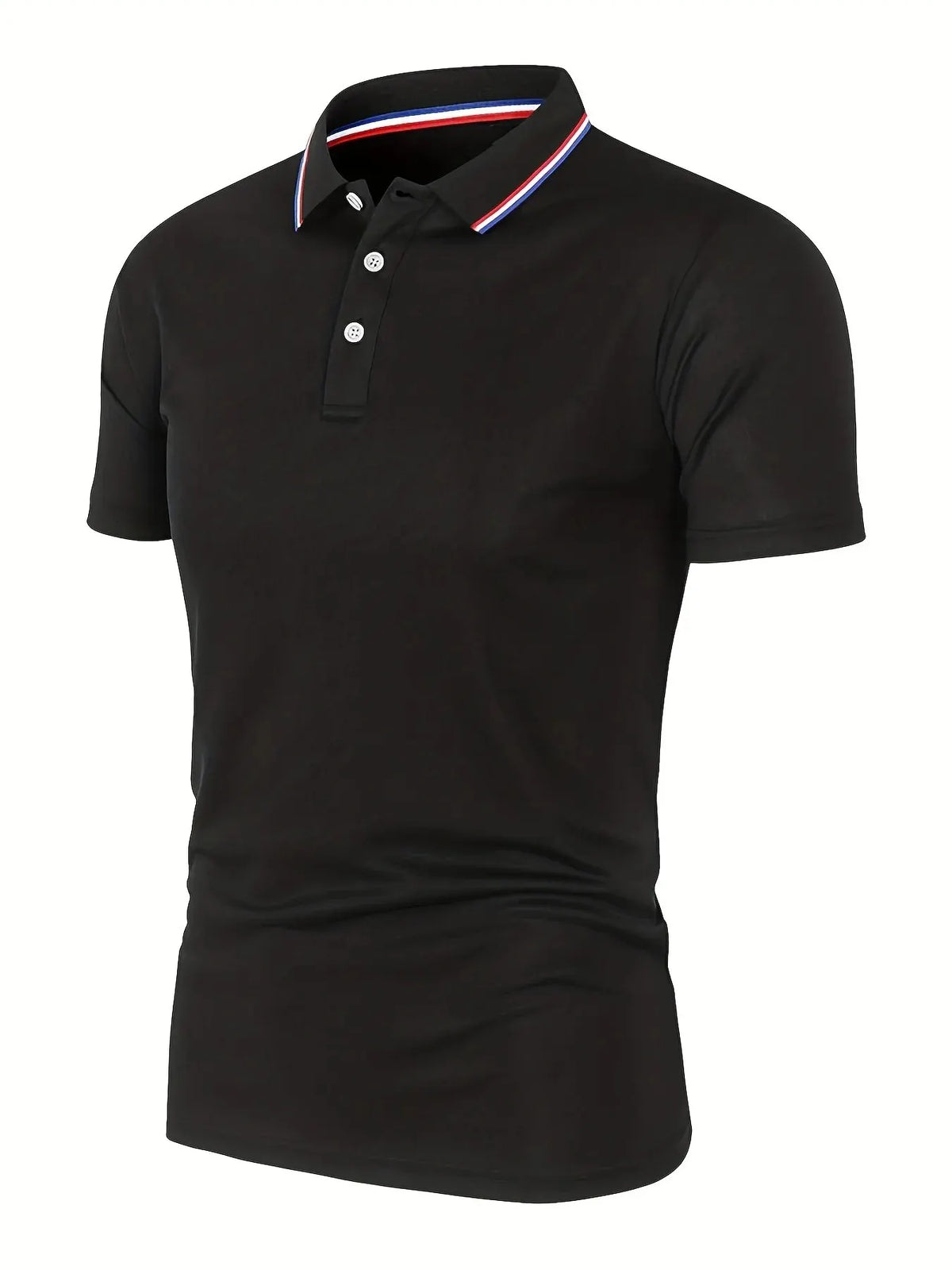Polo d'été uni manches courtes