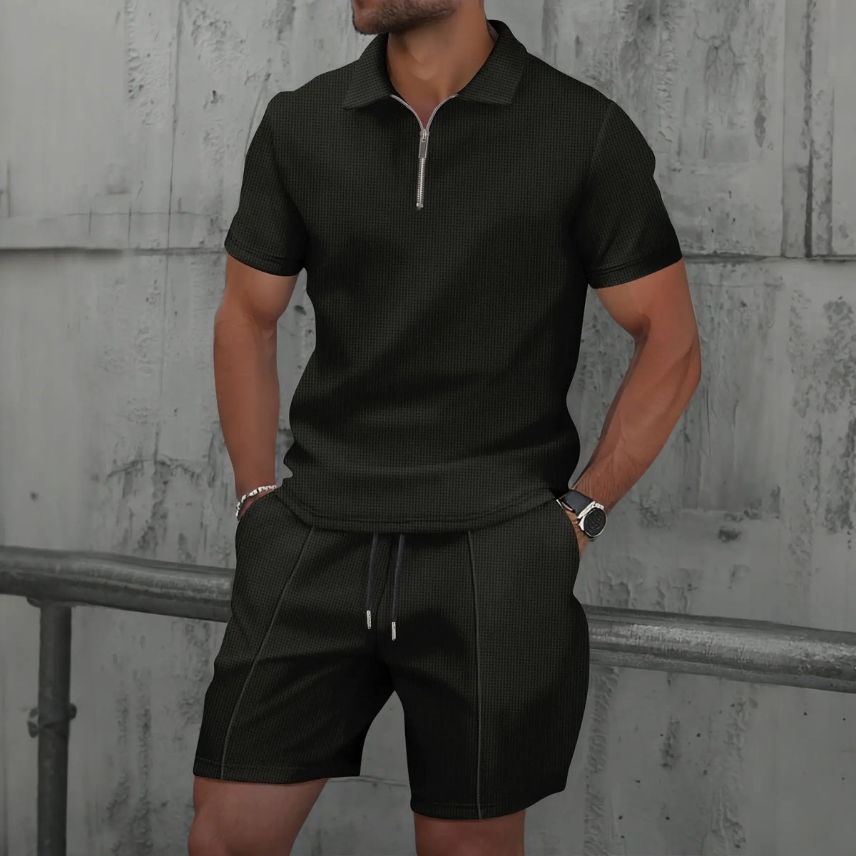 Ensemble polo et short assortis