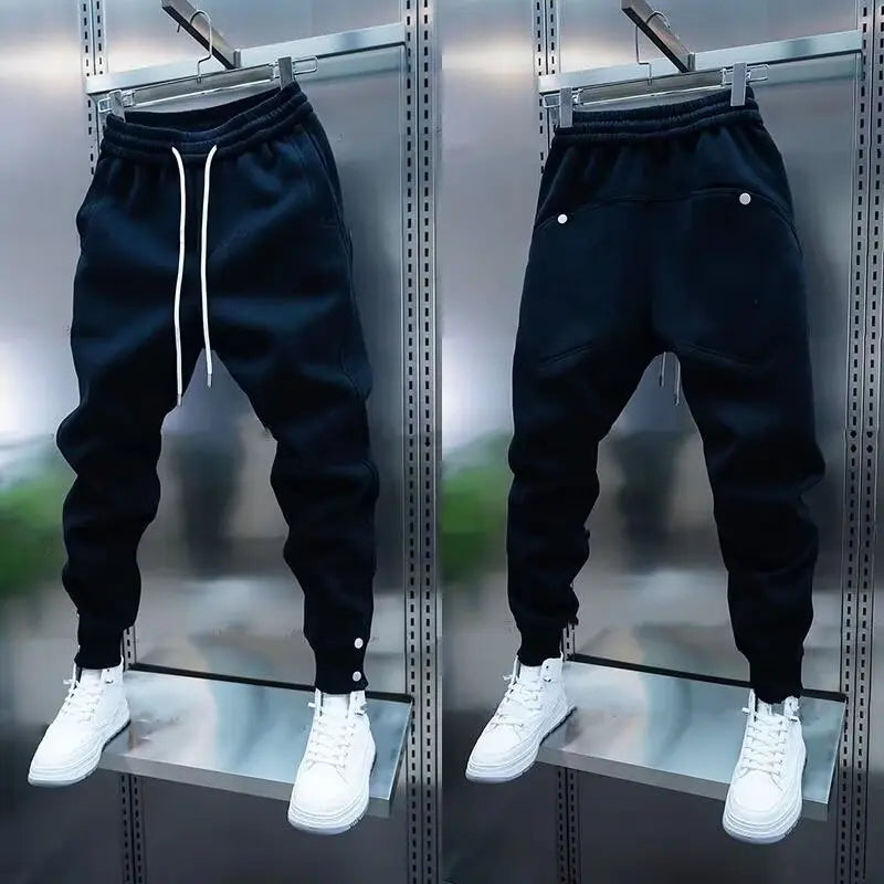 Pantalon jogging à bas boutonnés