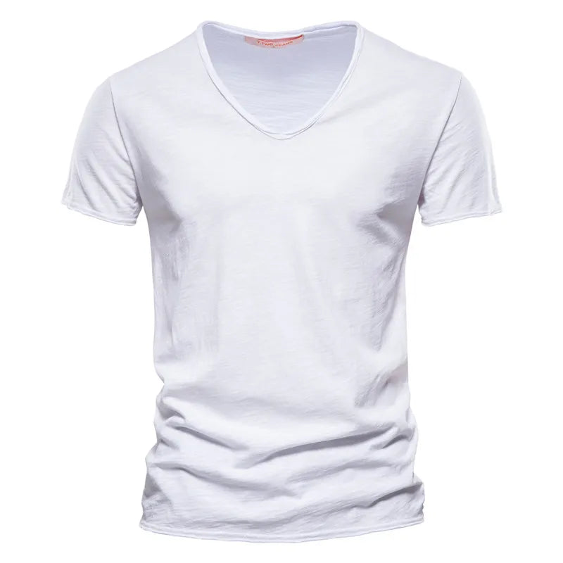 Tee-shirt coupe moderne en maille légère