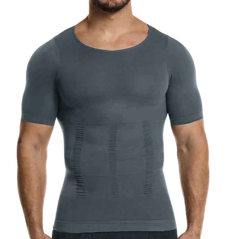 T-shirt de sport gainant stretch respirant au style intemporel homme – Rians