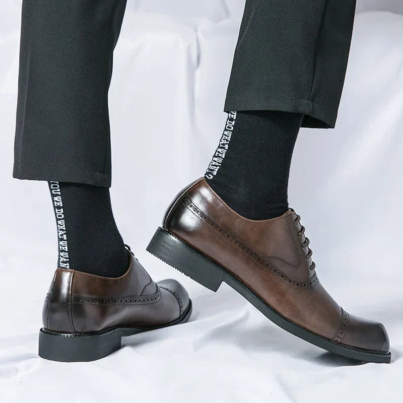 Chaussures en cuir de luxe habillées élégantes homme – Saint-Bris
