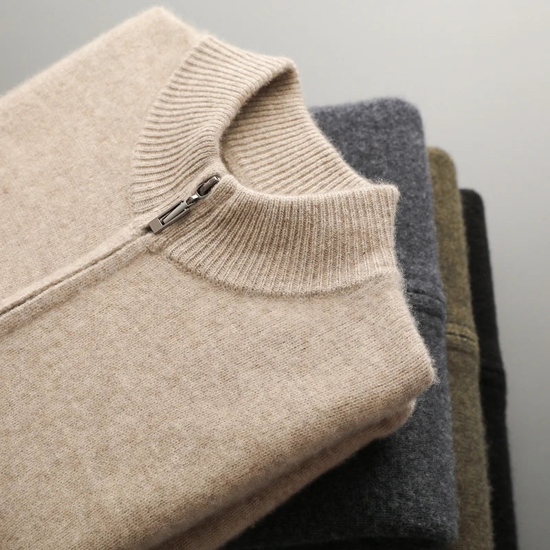Gilet de luxe en laine de cachemire coupe soignée premium homme – Lanildut
